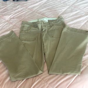 Khaki hollister pants